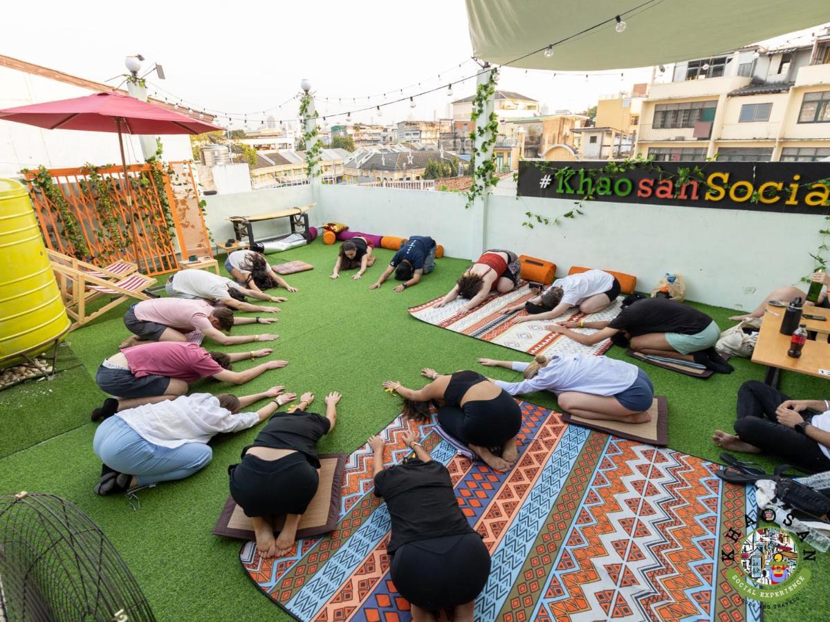 Khao San Social Capsule Hostel 曼谷 外观 照片