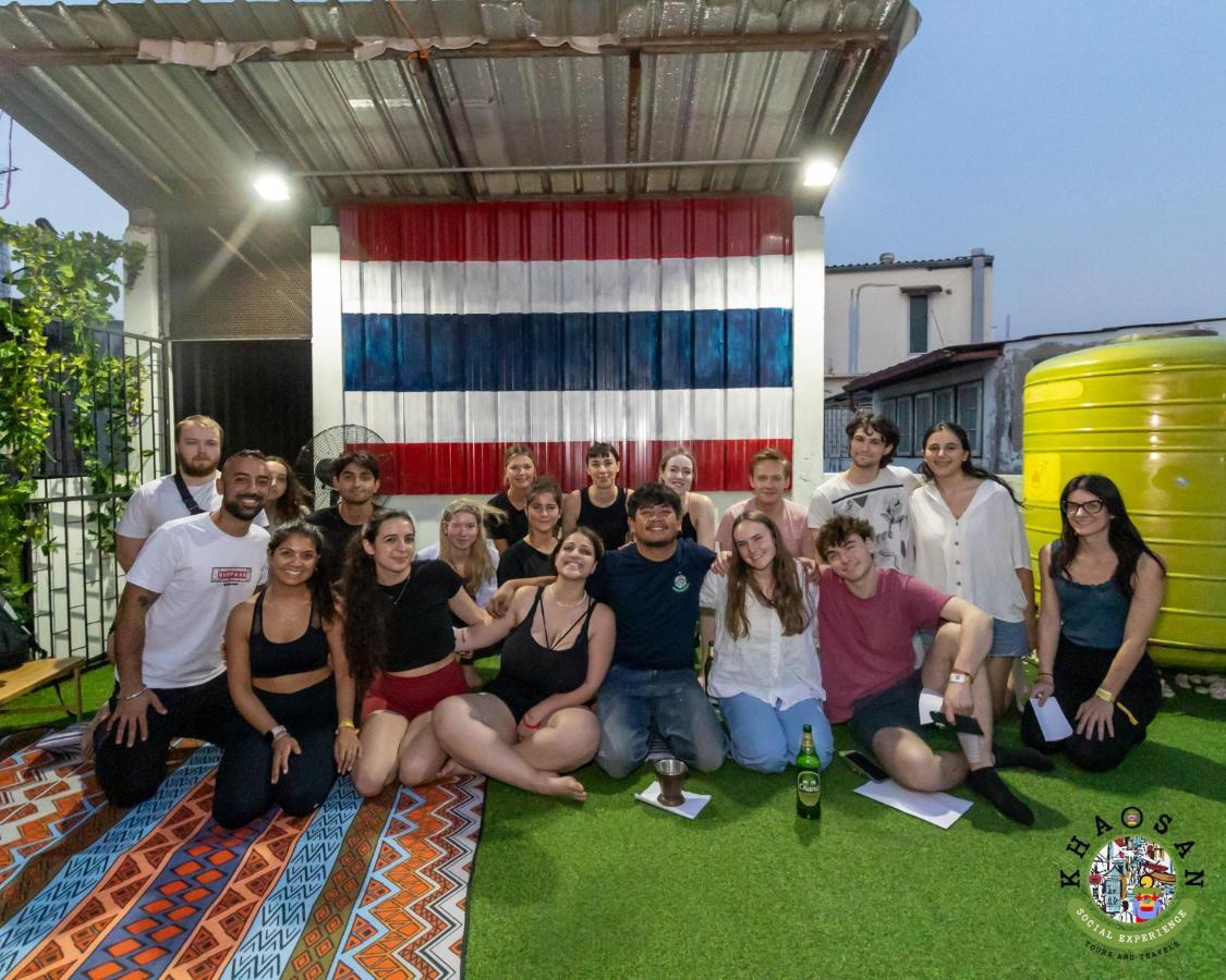Khao San Social Capsule Hostel 曼谷 外观 照片